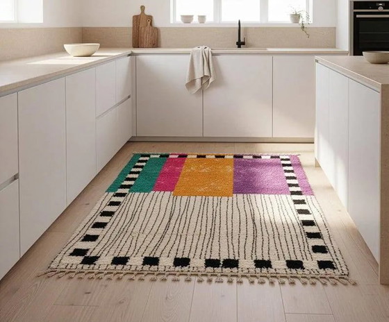 Tapis marocain fait main 200cm x 300cm – Wool, Modern (photo 3 of 4)