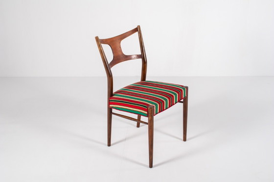 Image 1 of Juego de 5 raras sillas de comedor Kurt Østervig de Randers Furniture, años 50