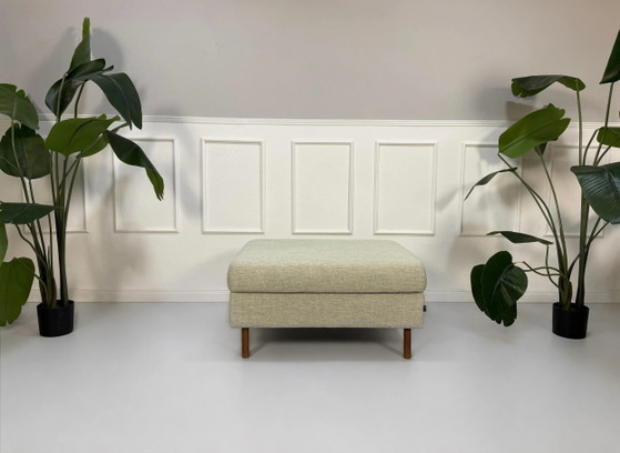 Image 1 of Bolia Scandinavia Sofa + Hocker Stoff Beige Beige 6 Sitzer