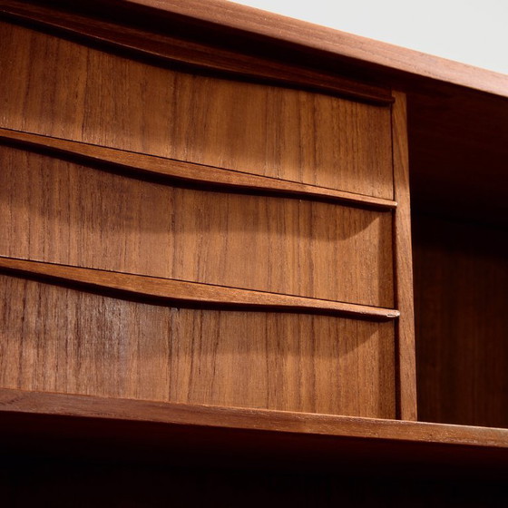 MK11143 Gerestaureerd Teakhouten Bureau – Wood (photo 13 of 17)