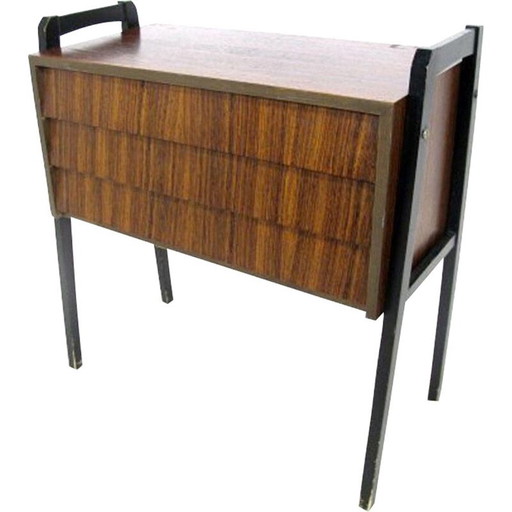 Commode vintage en bois de rose, Suède 1960