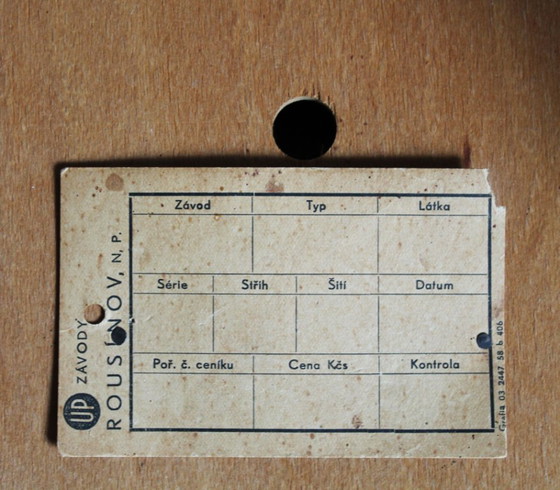 Sedia da pranzo vintage ceca di metà secolo, disegnata da UP Rousínov, anni '60. – UP Rousinov (photo 16 of 16)