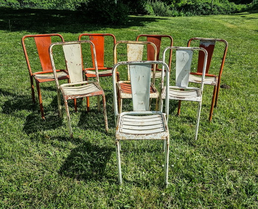 "Tolix" chairs, model T4