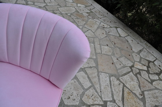 Mid-Century Red Cocktail Armchair, 1950s – Mid Century Modern (photo 5 of 6)