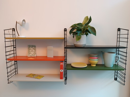 Portaoggetti da parete doppio vintage Tomado