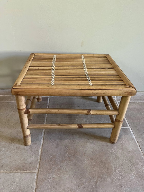 Vintage bamboo coffee table (photo 11 of 11)