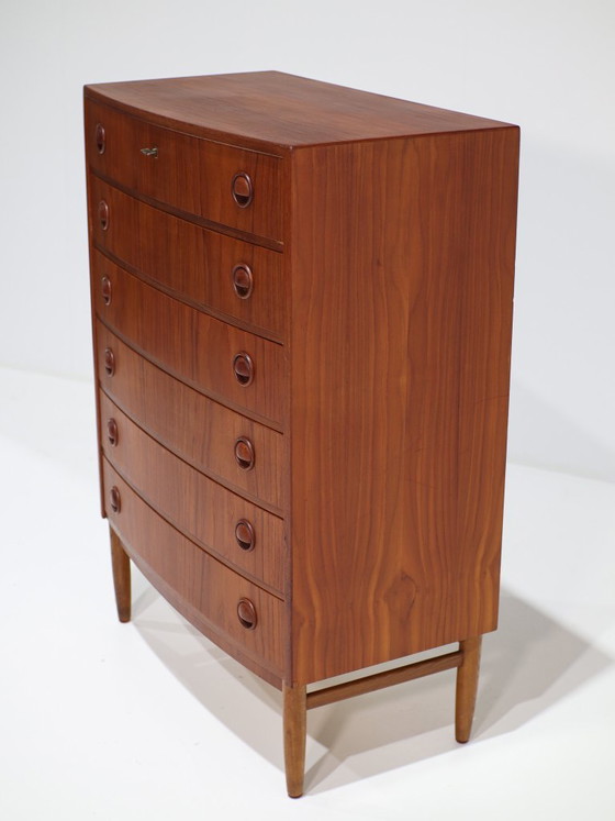 Cassettiera Vintage Danese in Teak Curvo Kai Kristiansen – Cassettiere, Wood (photo 6 of 16)