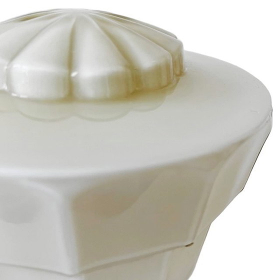 Image 1 of Lampada da soffitto Thabur Art Déco beige 1930's ceiling light