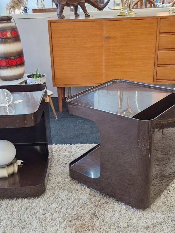 Image 1 of Mesitas auxiliares móviles de la era espacial "Juego" Marcello Siard