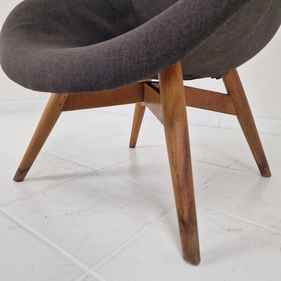 Image 1 of Set of 2 Bucket Lounge Chairs by Miroslav Navrátil for Vertex, 1960's