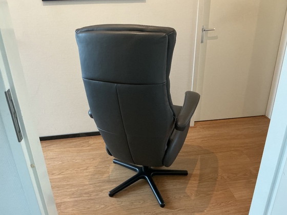 2 De Toekomst relax fauteuils 1x medium en 1x XL – Verstelbare relaxstoel, Leather, Metal (photo 2 of 12)