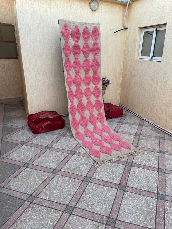 Handgemaakt wollen loper tapijt 400cm x 70cm – Vloerkleden en tapijten, Wool (photo 8 of 11)