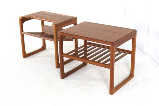 Ensemble de 2 tables de chevet vintage danoises « Hylke »