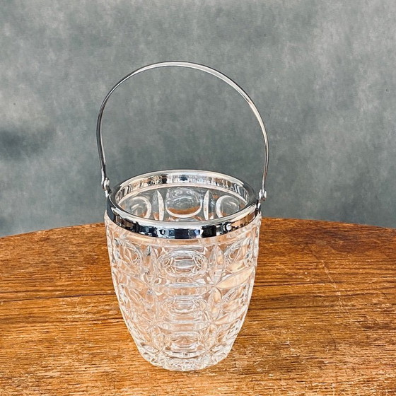 Seau à glace en cristal des années 1960 – Accessoires de table, Crystal (photo 5 of 7)