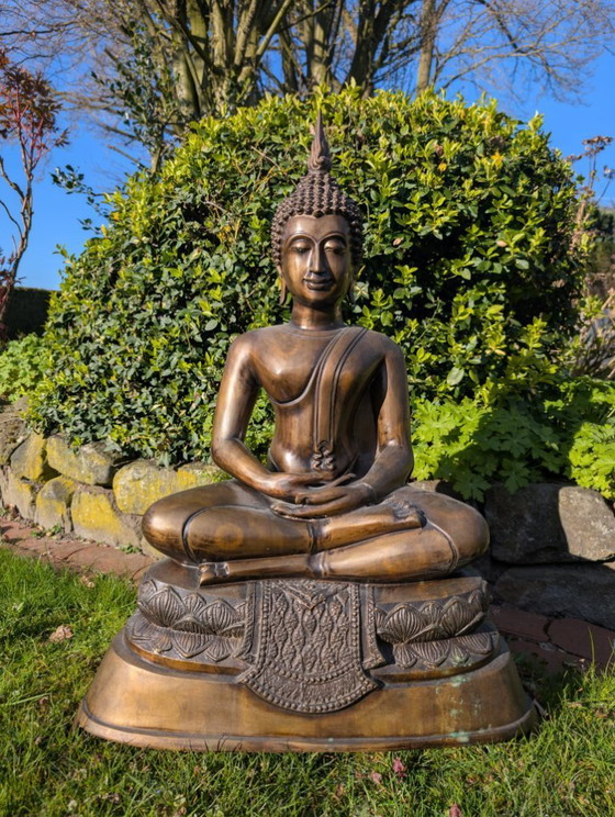 Image 1 of Chef-d'œuvre du Bouddha du XIXe siècle