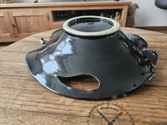 Image 1 of Bol en céramique Vallauris vintage – Design français années 60/70 – 24 cm