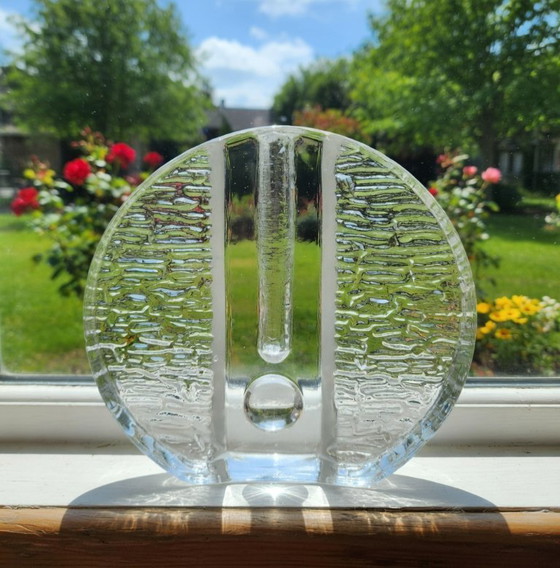 Image 1 of Exclusive Vintage Solifleur Set – Wiesenthalhütte & Walther Glass | 1970s Design Classics