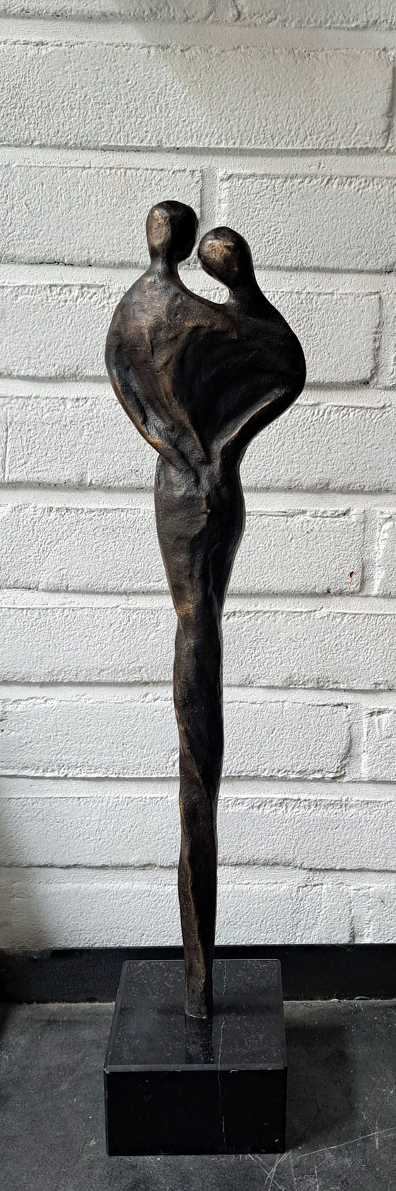 Image 1 of Innamorato, statua in bronzo su piedistallo