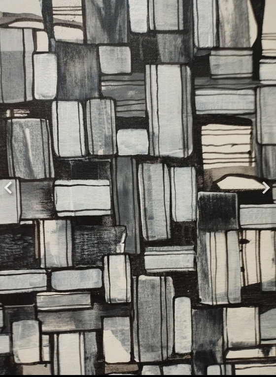 Image 1 of Natia Antadze Abstracte compositie XXL