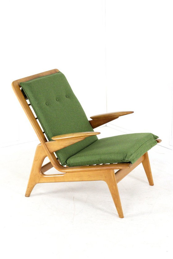 Image 1 of Fauteuil vintage de style Rob Parry, récemment retapissé