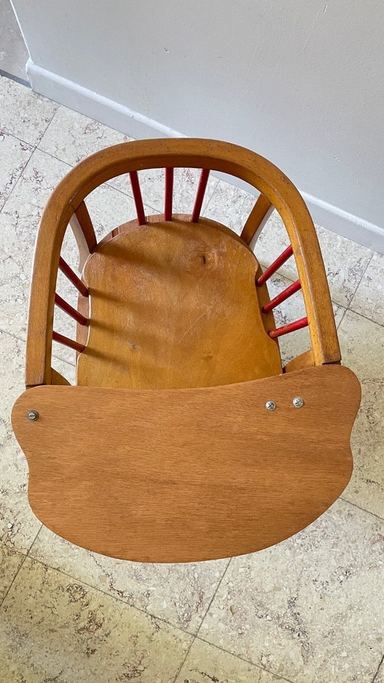 Image 1 of Poltrona per bambini in legno vintage Baumann