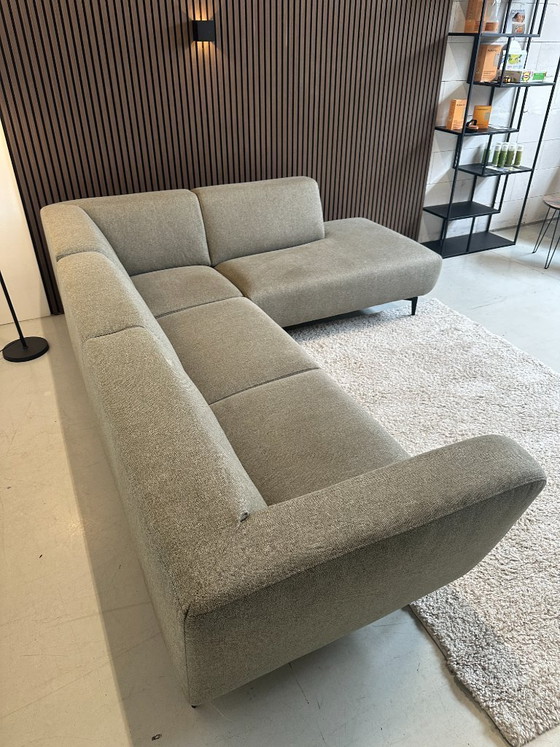 Image 1 of Moss green sample sofa in mint condition, 274x220 cm