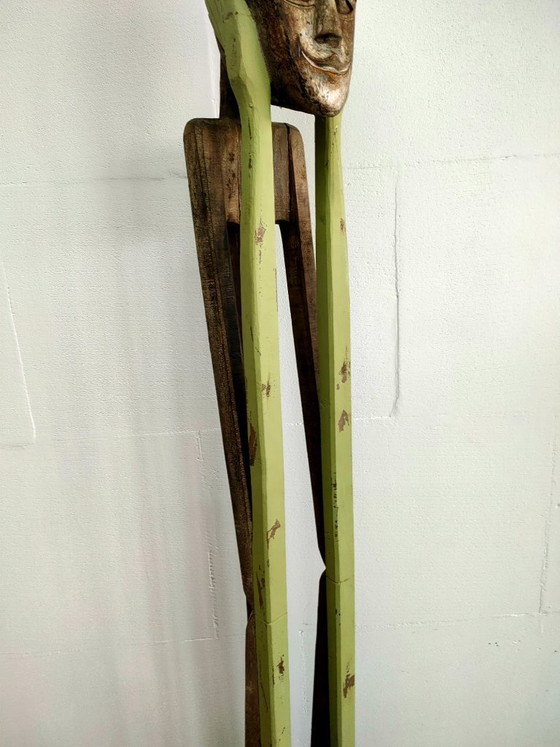 Image 1 of Unique Tribal Art wooden sculpture art object