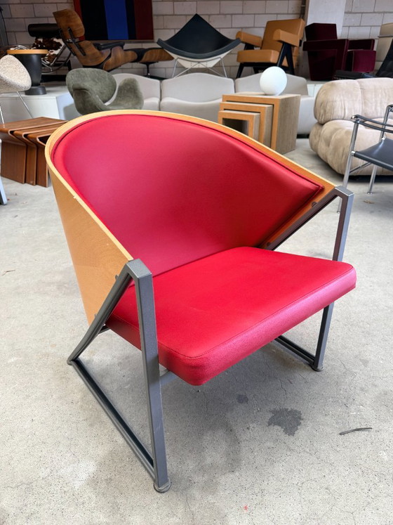 Silla Mondi Soft de Jouko Järvisalo (Stock: 2) – Sillas y sillones, Leather, Metal (photo 8 of 18)