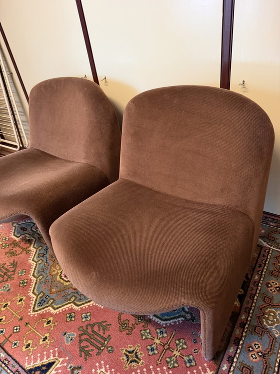 Artifort Alky stoelen in originele bruine stof – Fauteuils, Other (photo 6 of 9)