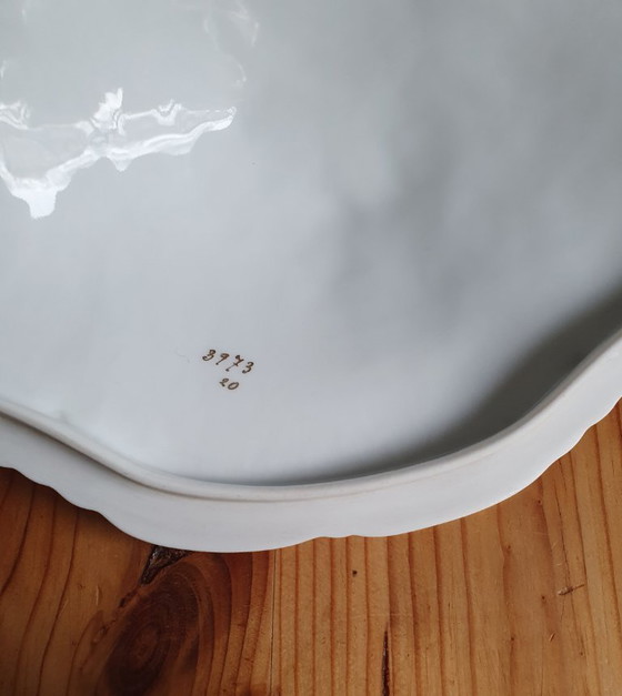 Image 1 of Elegant French porcelain tureen ca. 1900 - hand-painted