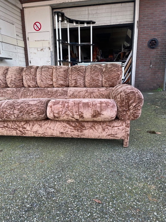 Image 1 of Sculpturaal ontworpen Italiaanse bank uit de jaren 70