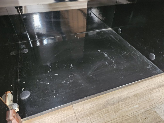 1970er Pierre Cardin Buffetschrank aus schwarz lackiertem Holz – Buffetschränke, Wood, Klassiek (photo 18 of 32)