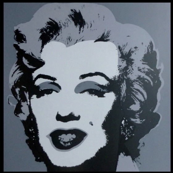 Silkscreen Andy Warhol "Marylin Sunday B. Morning" (Att. To) Cm 91,4 X 91,4 – Lithographs & prints, Paper (photo 3 of 5)