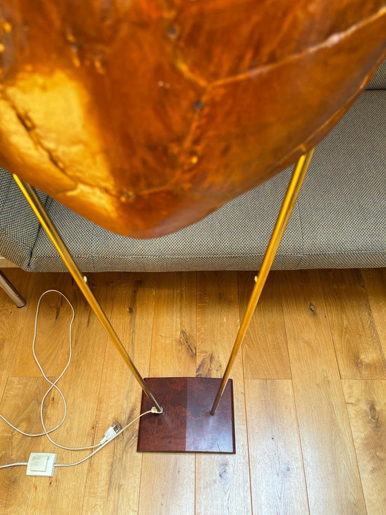 Image 1 of Zeldzame antieke lamp van echt schildpadschild - een echt verzamelobject