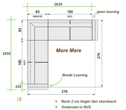 Image 1 of Bellissimo divano angolare Artifort Mare