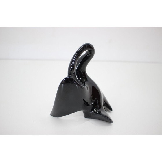 Image 1 of Vintage porcelain swan by Miroslav Smutný, Czechoslovakia 1960