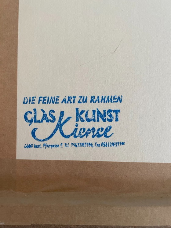 Image 1 of Cuadro de época firmado W.E. van Rolland - Paisaje rural - Óleo sobre tabla - Marco de madera