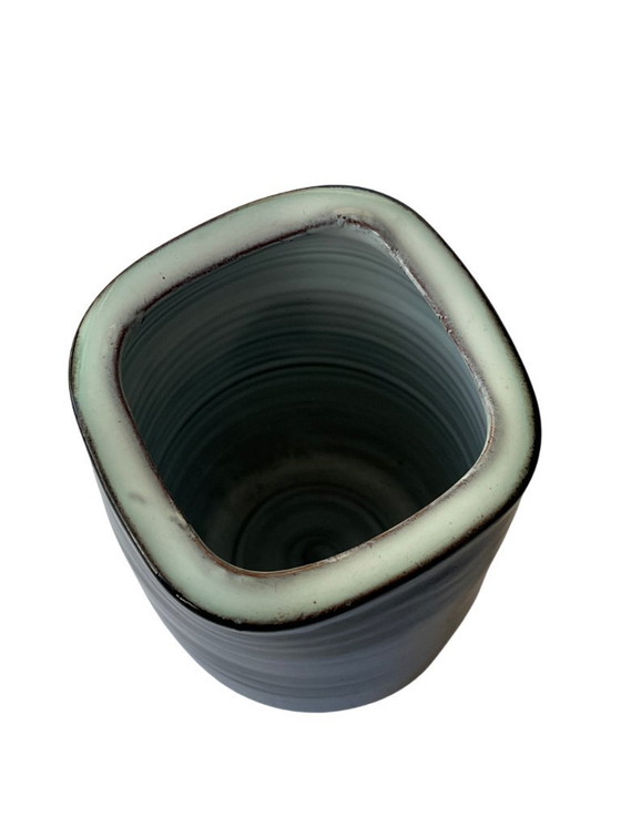 Image 1 of Niederländisches Design - Modell 304 Antraciet Vase Mid-Century Modern, Kunstaardewerkfabriek Nagtegaal Utrecht