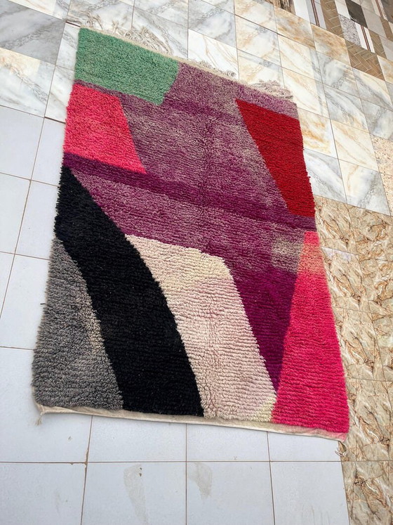 Tappeto berbero tradizionale fatto a mano con motivi colorati misura 150/250 cm – Alias, Tappeti, Wool (photo 3 of 9)