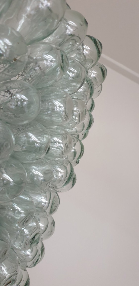 Image 1 of Suspension vintage en verre de Murano motif raisin XL