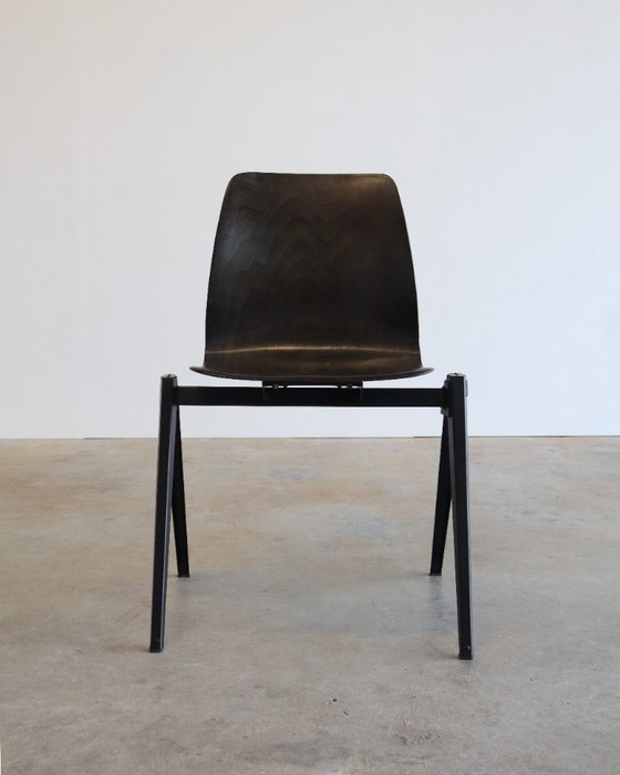 Image 1 of 8x Chaise de passager vintage Galvanitas S22