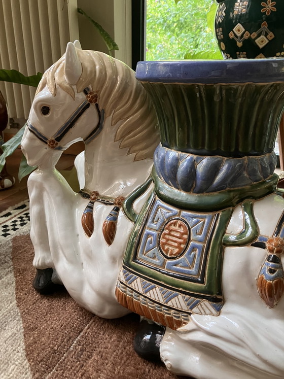 Supporto per piante a forma di cavallo vintage – Colonne, Ceramic (photo 6 of 8)