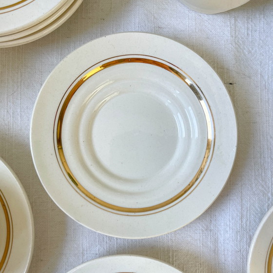 St Amand 10-persoons Koffieservies – Vintage Wit en Goud Porselein – Porcelain (photo 6 of 14)