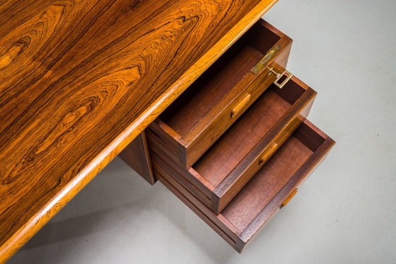 Image 1 of Mid Century Freistehender Schreibtisch, 1960er Jahre