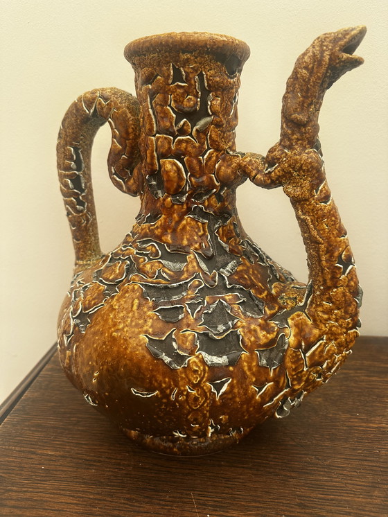 Image 1 of Large vintage jug from the 60s - Ceramic Honey