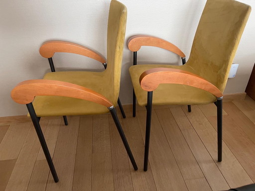 2 chaises Pigalle vintage