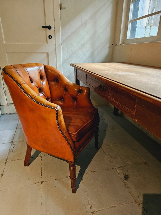 French farmhouse table or as a desk, long table of 2 meters! – Dining tables, Metal, Wood (photo 7 of 10)