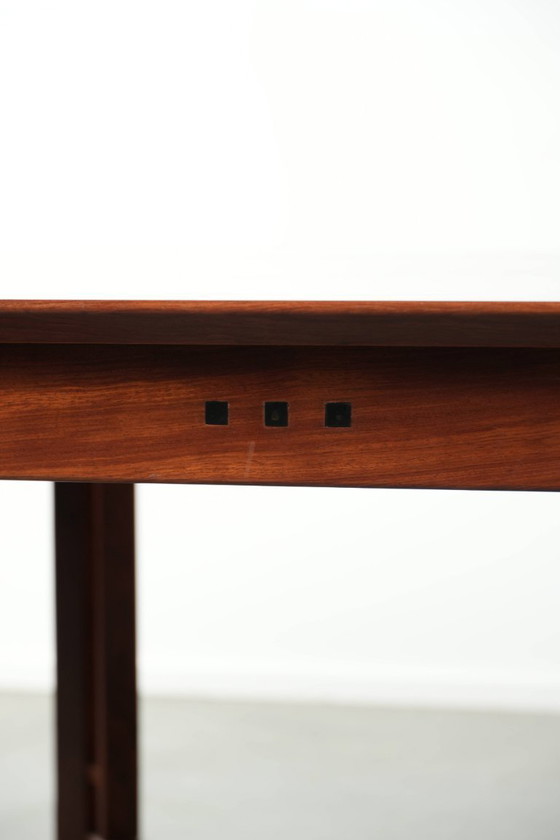 Image 1 of Table basse Art Déco à sections extensibles, signée Schuitema, collection Decoforma