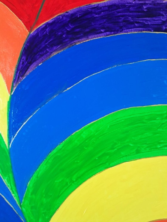 Image 1 of Enzo SAN MARCO – Chakra # Blatt – Gemälde des Künstlers