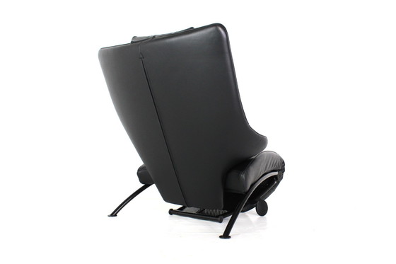 Image 1 of WK Wohnen Multi-Functional Relax Chair / Relax Armchair "Solo" by Prof. Heiliger in Premium Leather